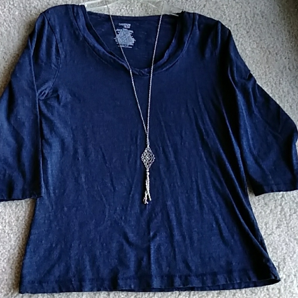 Navy Danskin Now blouse